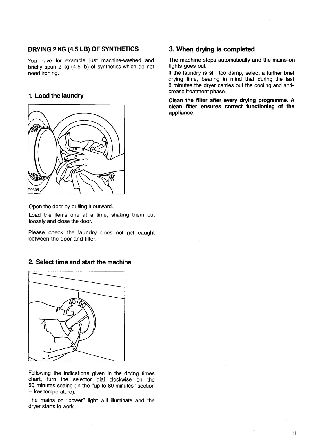 Zanussi TD245 manual 