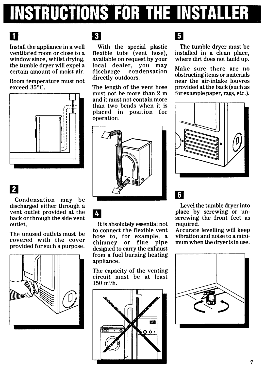 Zanussi TD260 manual 