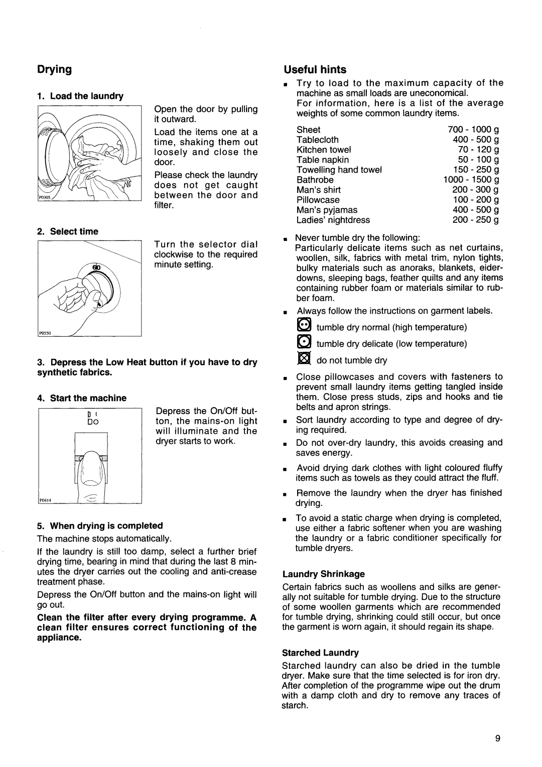 Zanussi TD526 manual 