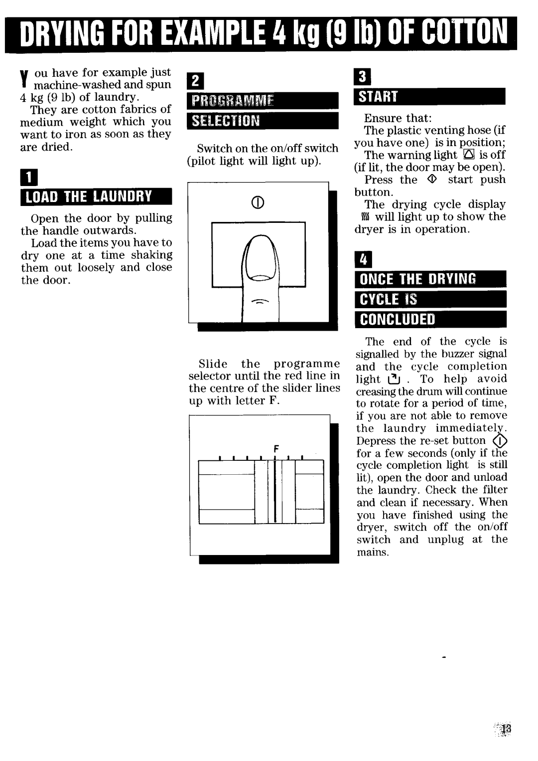 Zanussi TE350 manual 