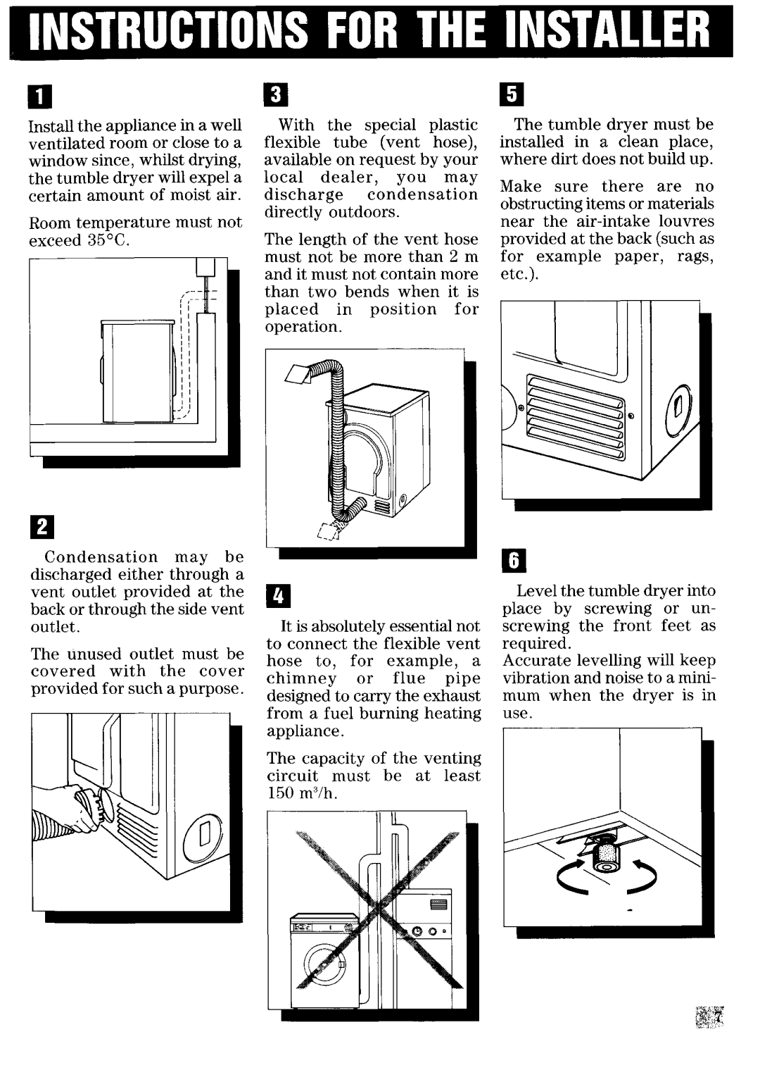 Zanussi TE350 manual 