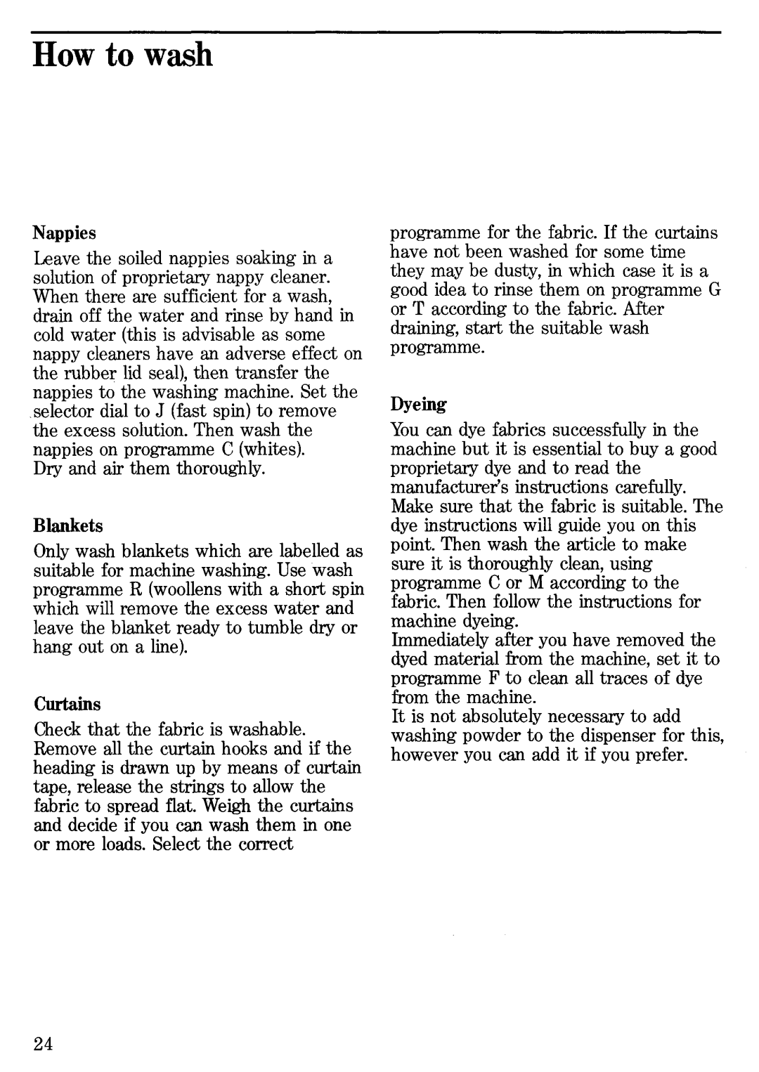 Zanussi TL1033 manual 