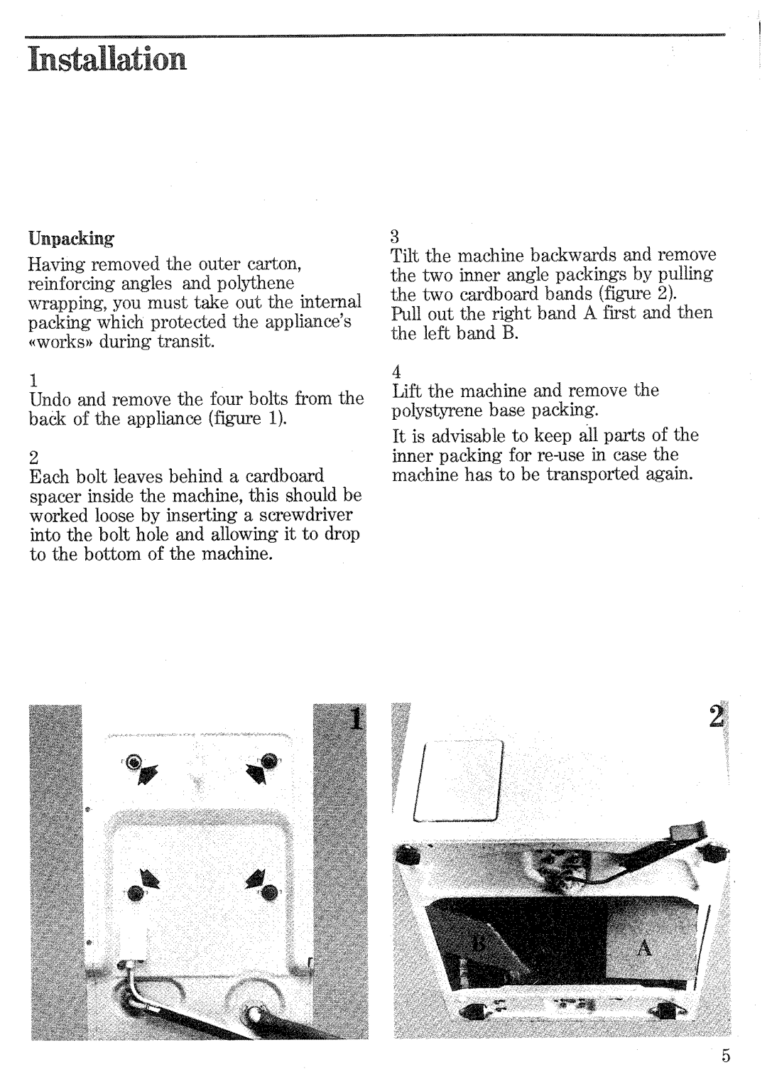 Zanussi TL1033 manual 