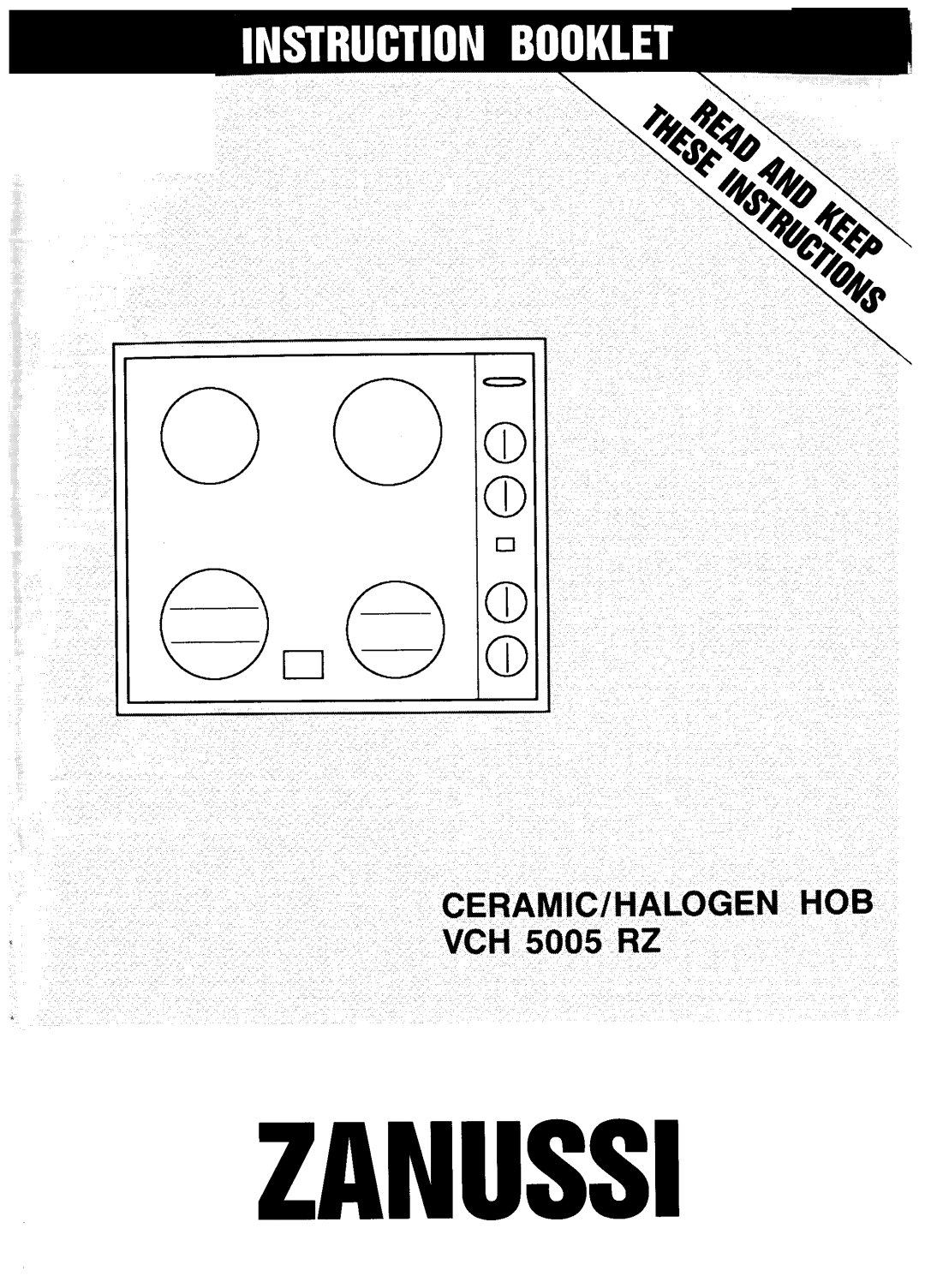 Zanussi VCH 5005 RZ manual 