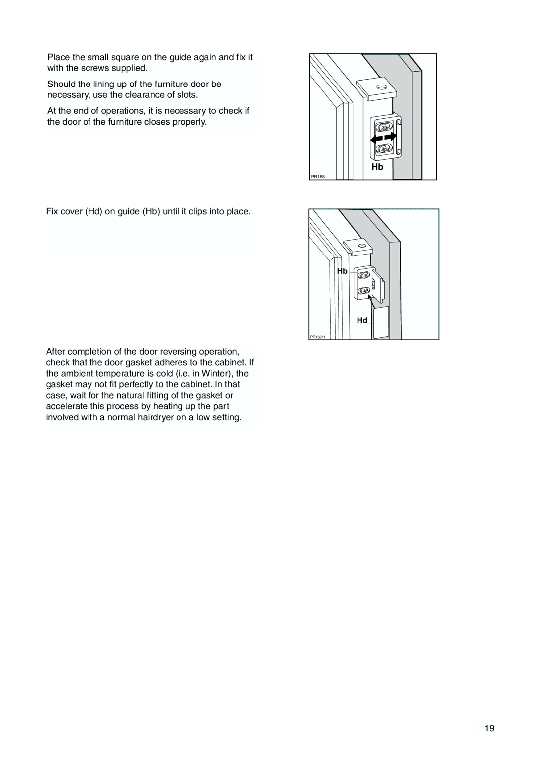 Zanussi ZBB 6244 manual PR168 