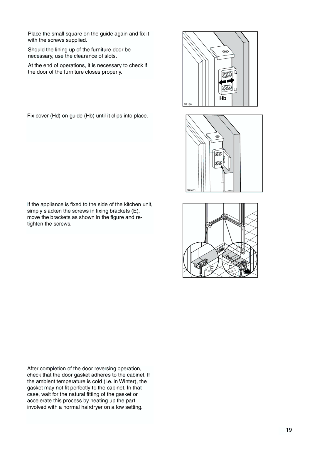 Zanussi ZBB6286 manual PR168 