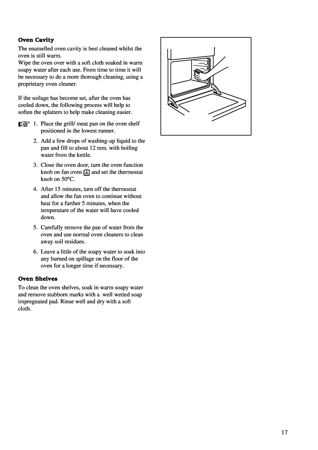 Zanussi ZBF 860 manual Oven Cavity, Oven Shelves 