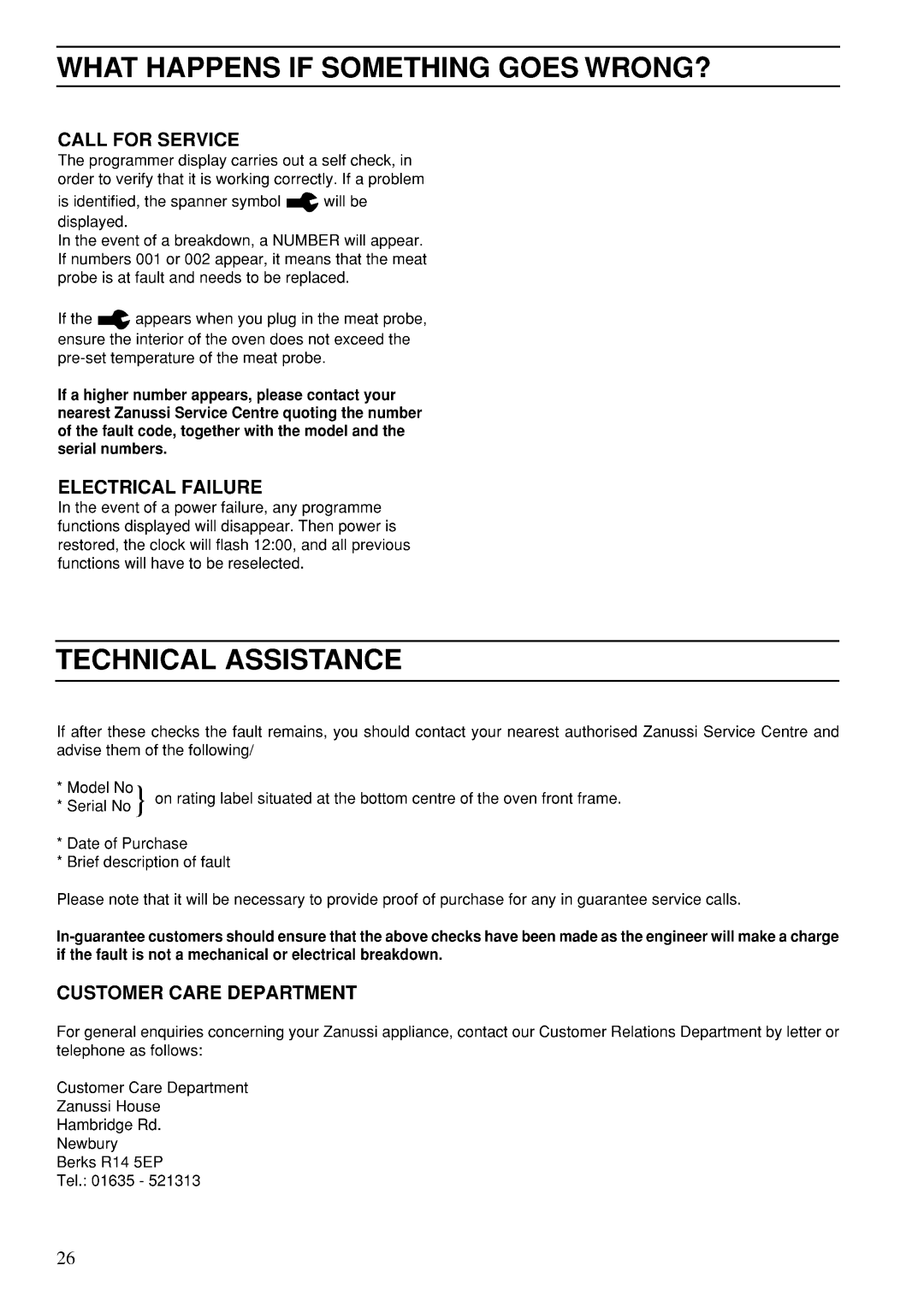 Zanussi ZBS 703 W, ZBS 703 BL manual 