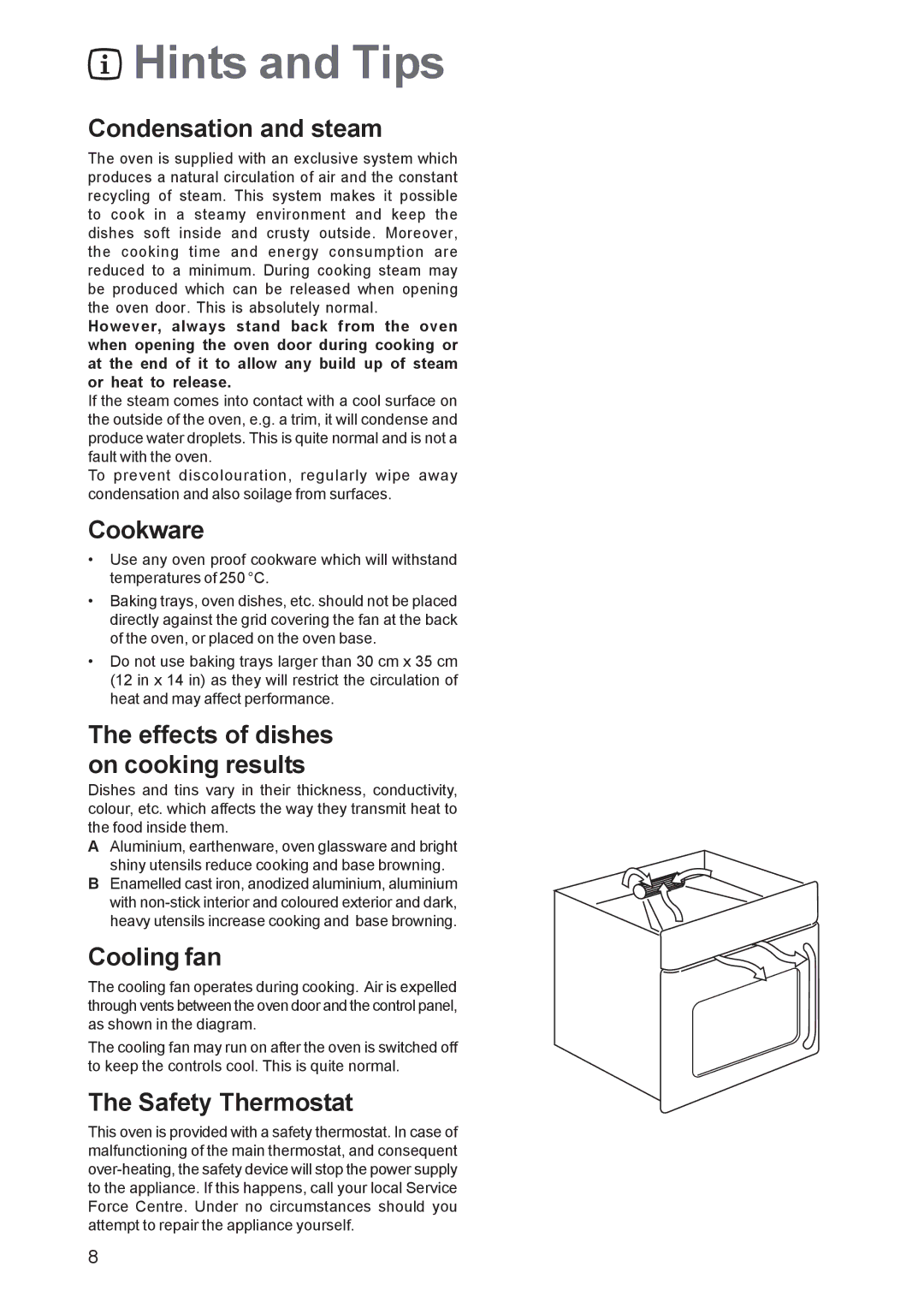 Zanussi ZBS 963 manual Hints and Tips 