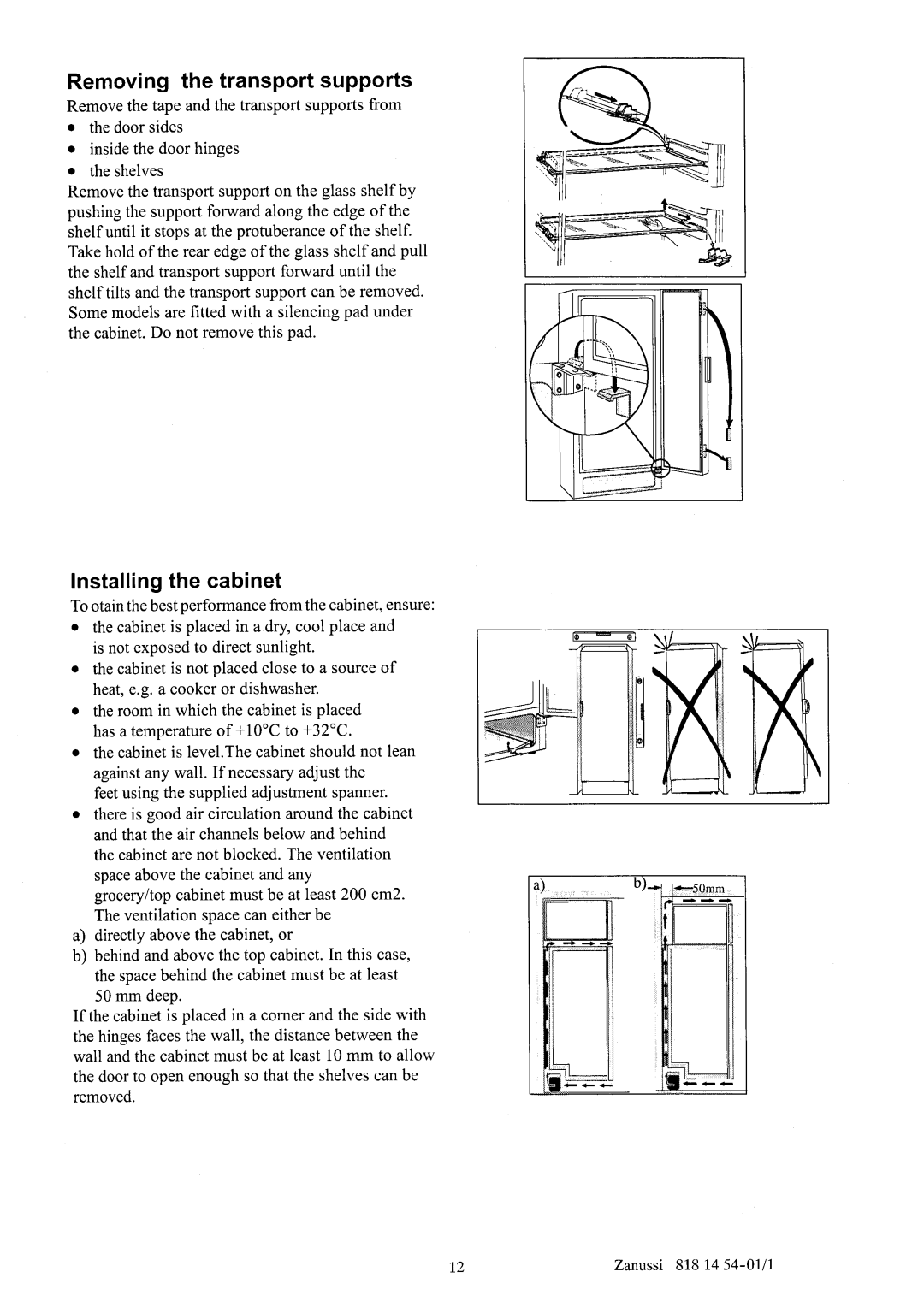 Zanussi ZC135R manual 