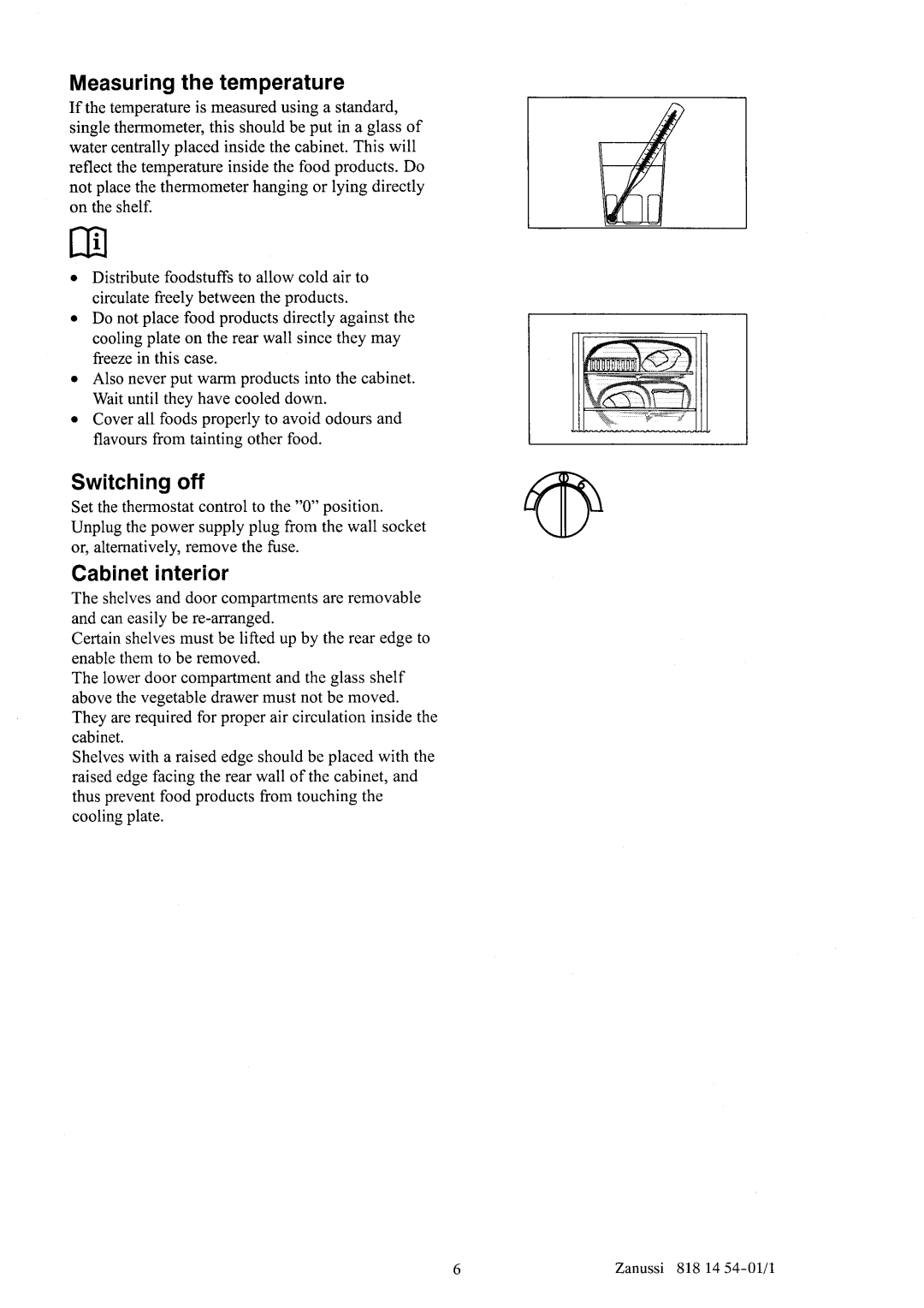 Zanussi ZC135R manual 