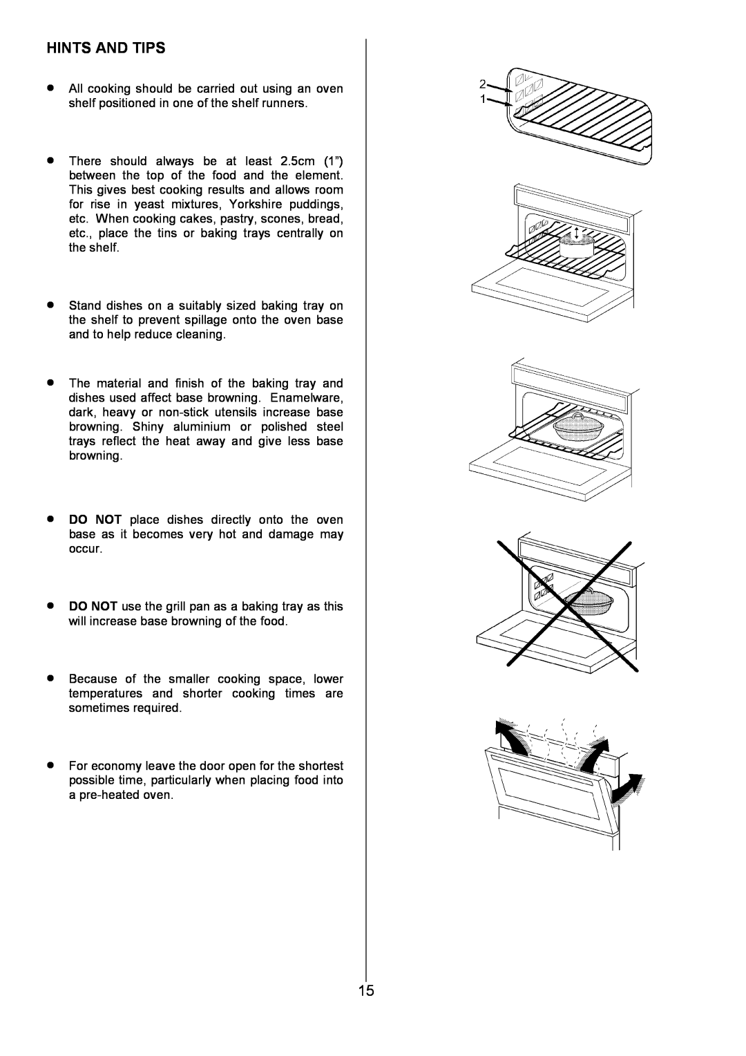 Zanussi ZCE 5000, ZCE 5001 manual Hints And Tips 
