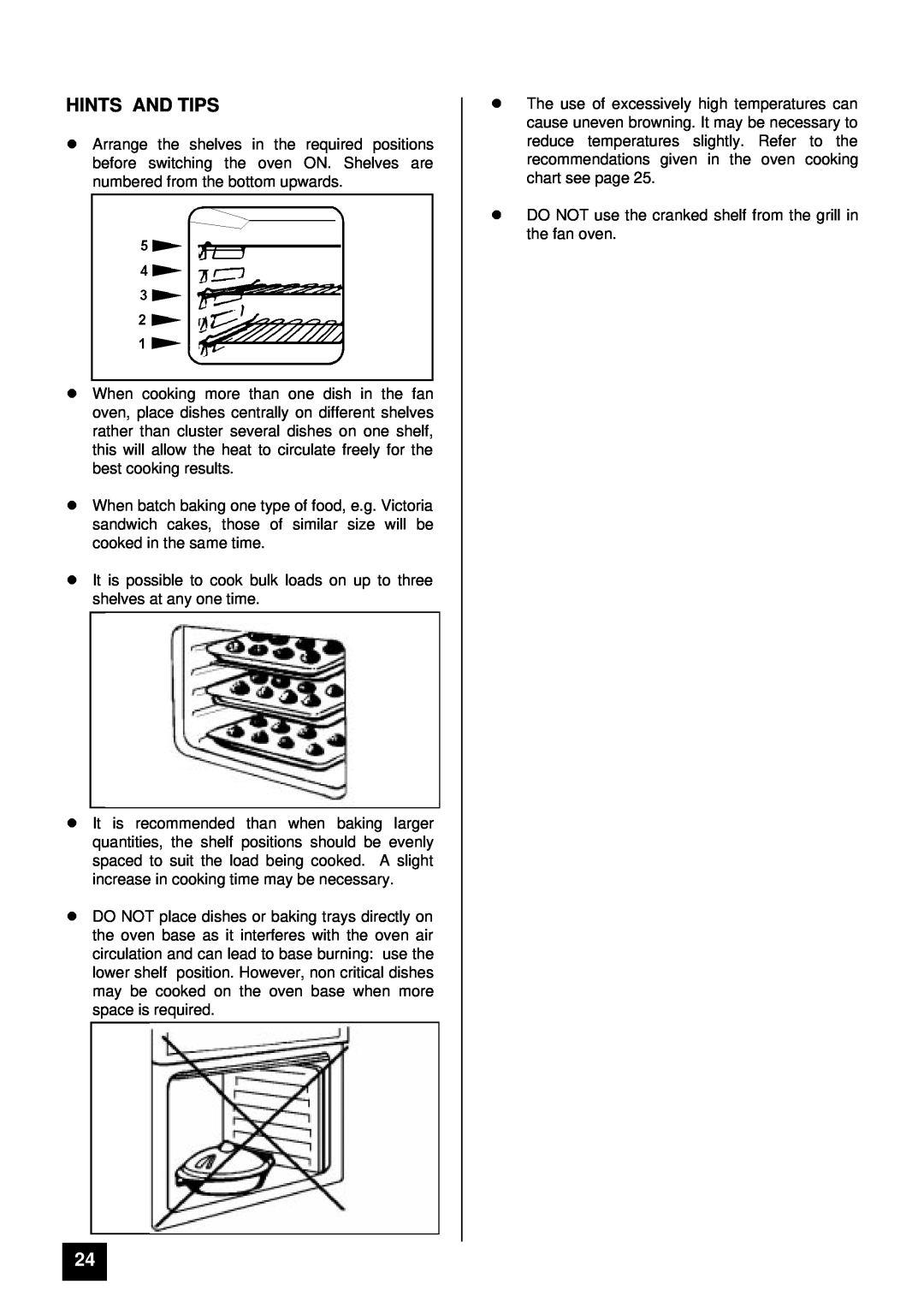 Zanussi ZCE 7400 manual lHINTS AND TIPS, l cooked in the same time 