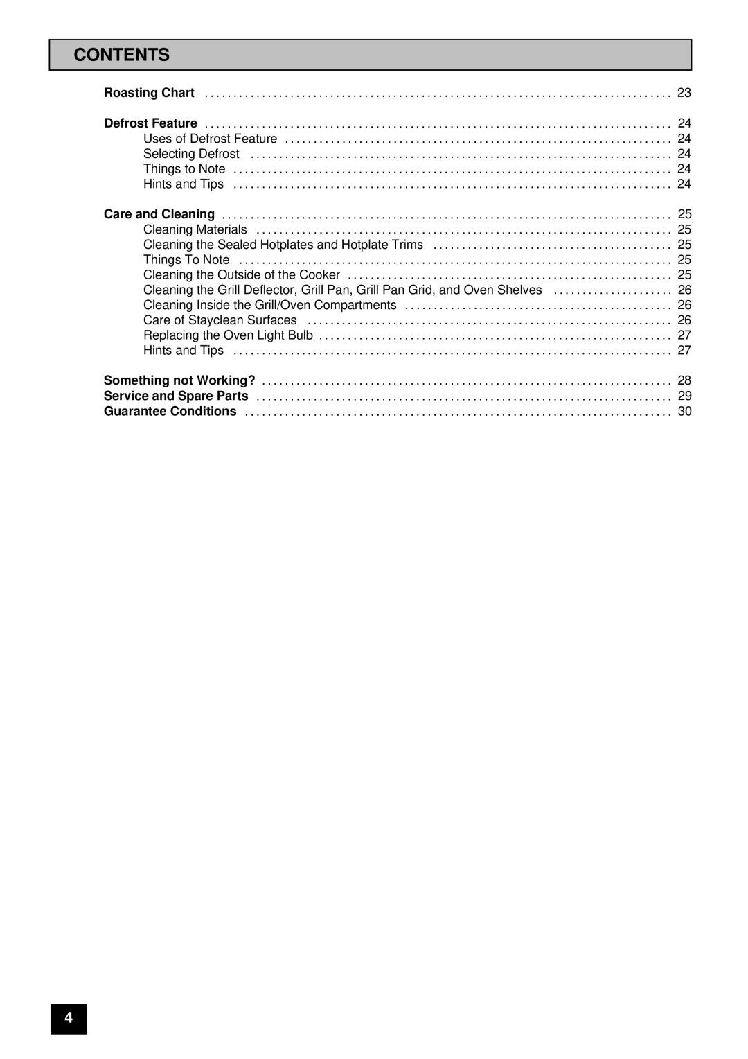 Zanussi ZCE 7500 manual Contents 