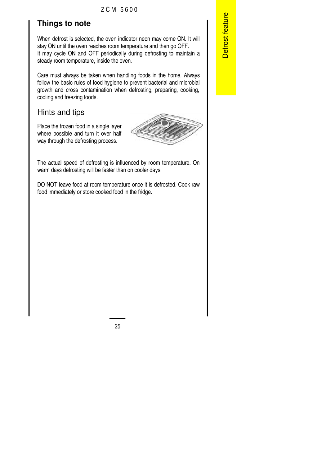 Zanussi ZCM 5600 manual Things to note, Hints and tips 