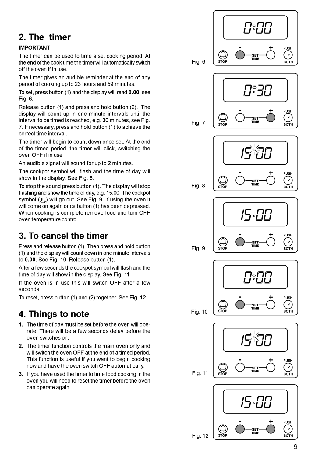 Zanussi ZCM 600, ZCM 610 manual Timer, To cancel the timer, Things to note 