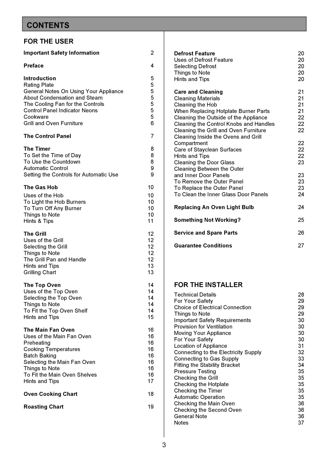 Zanussi ZCM 7701 manual Contents 