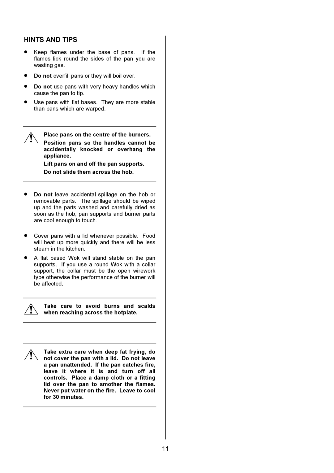 Zanussi ZCM 8021 manual Hints and Tips 