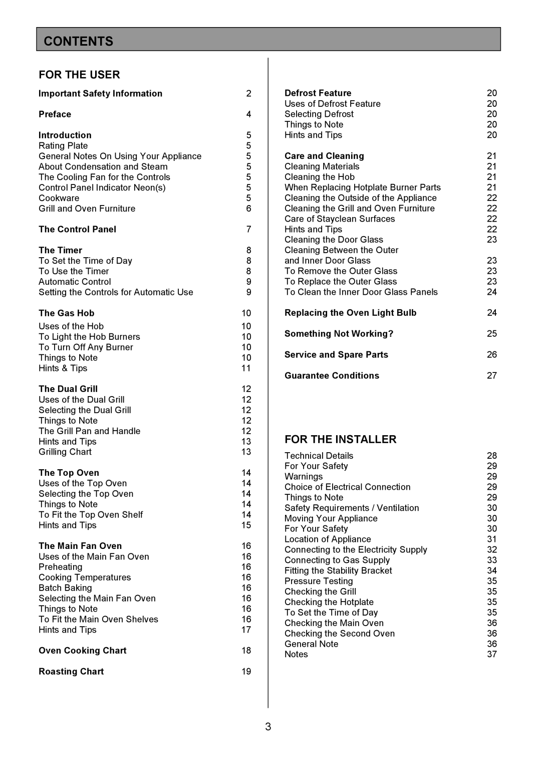 Zanussi ZCM 8021 manual Contents 