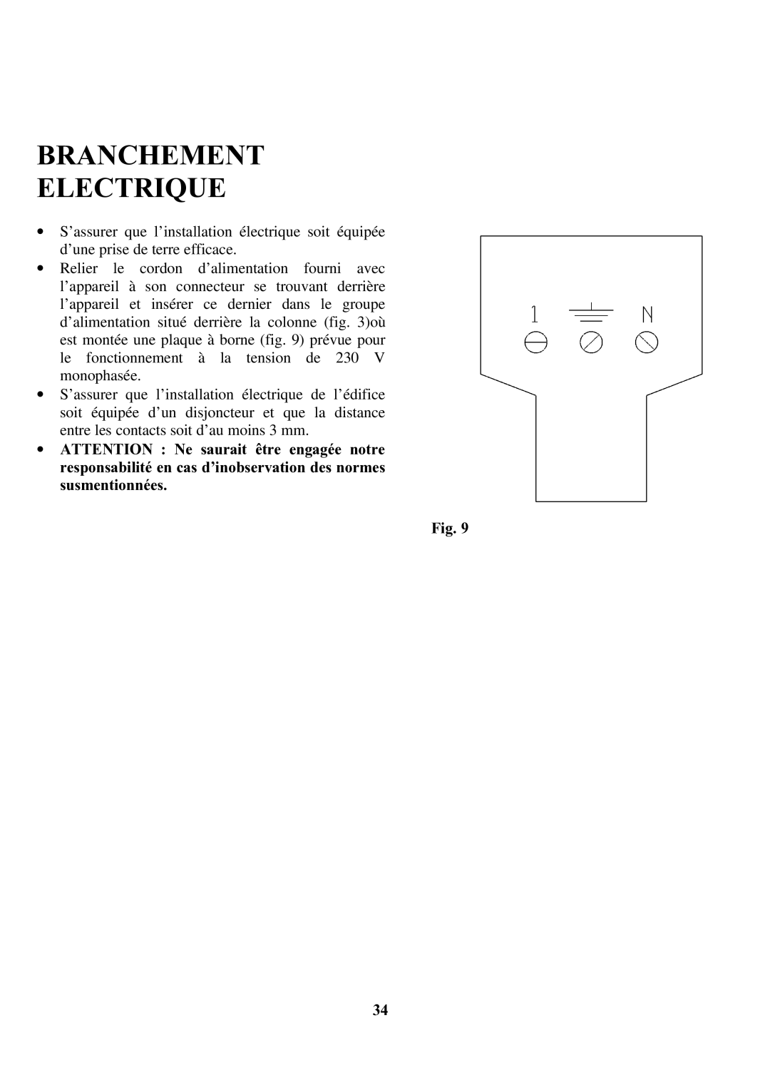 Zanussi ZCOF 637 X instruction manual Branchement Electrique 