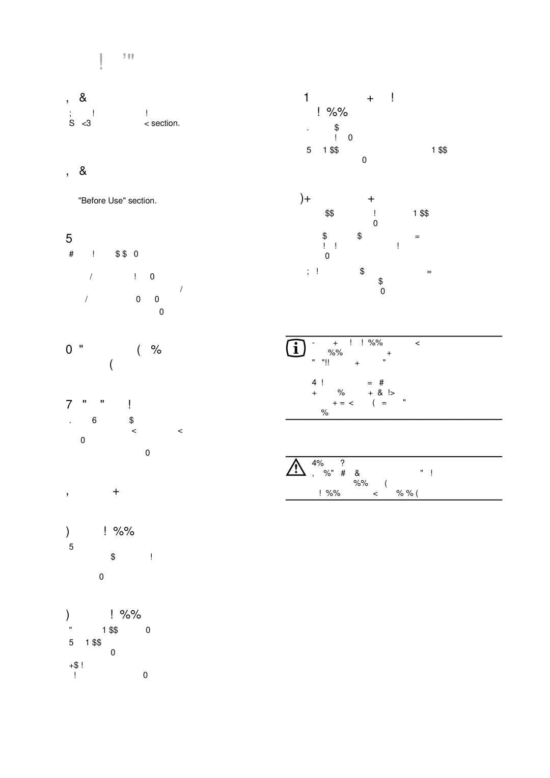 Zanussi ZD 694 manual Operating sequence 