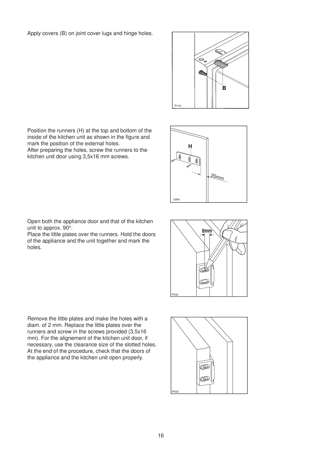 Zanussi ZDC 57 L, ZI 7165 manual 8mm 