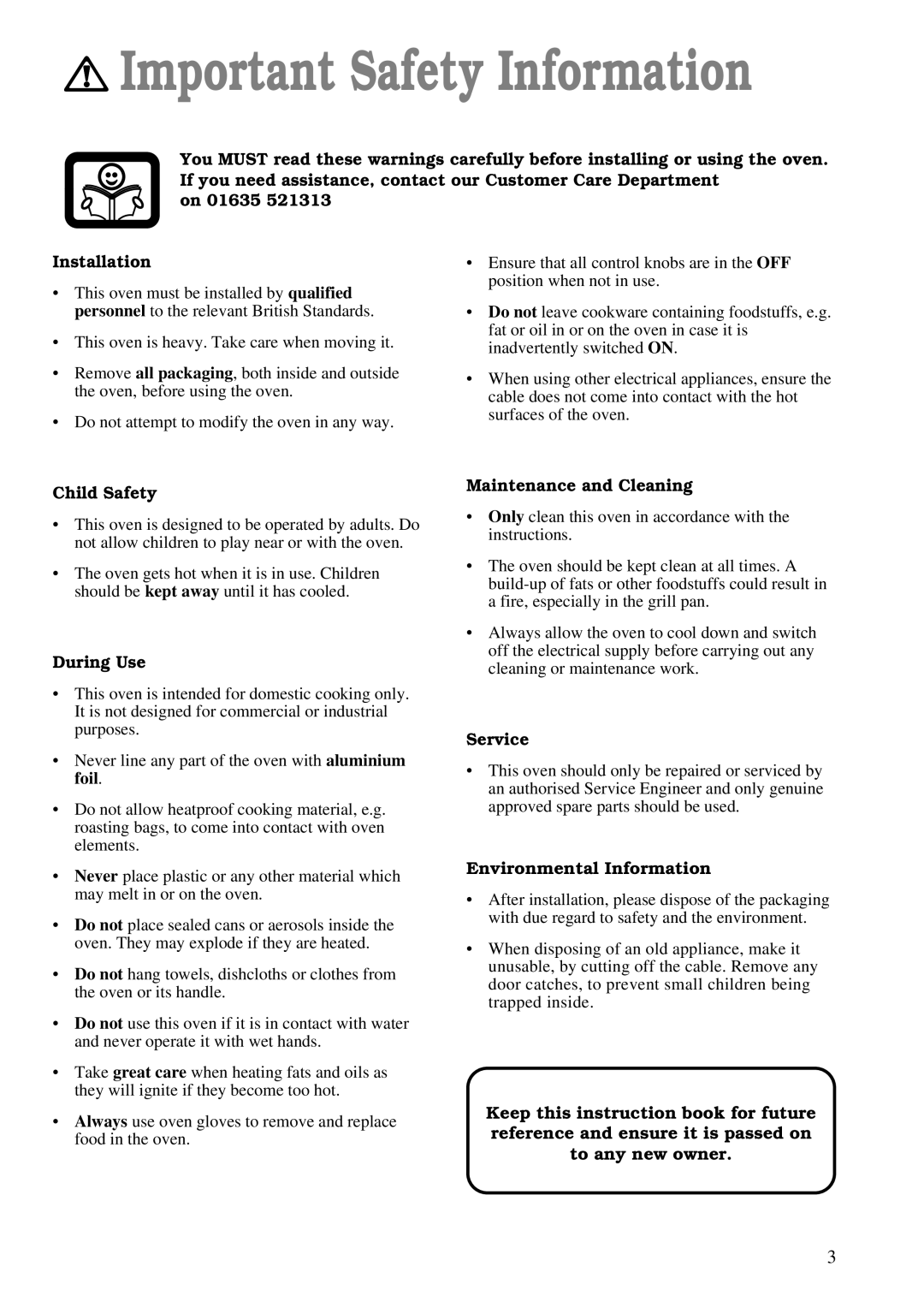 Zanussi ZDF 866 manual Important Safety Information 