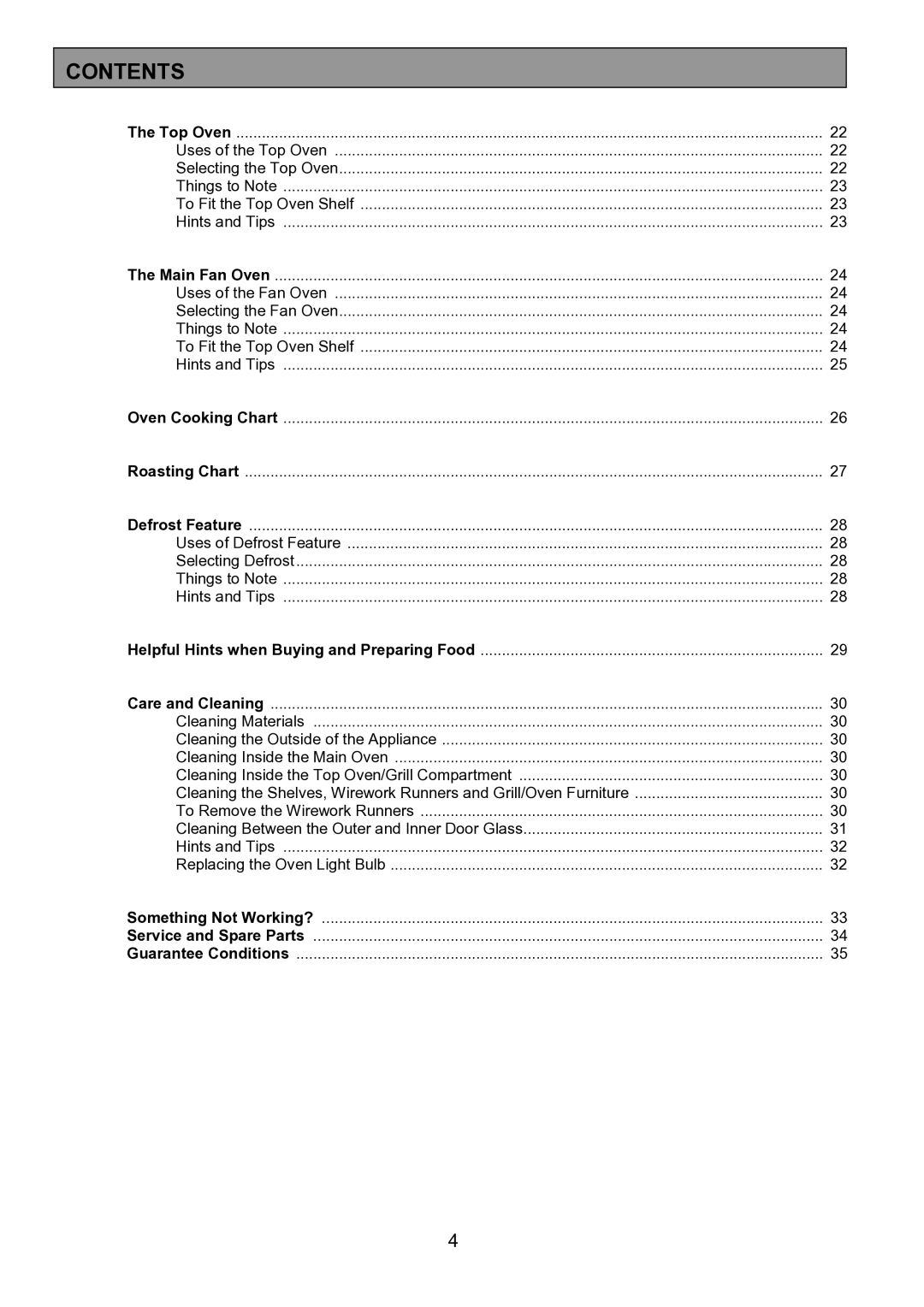 Zanussi ZDF867 manual Contents 