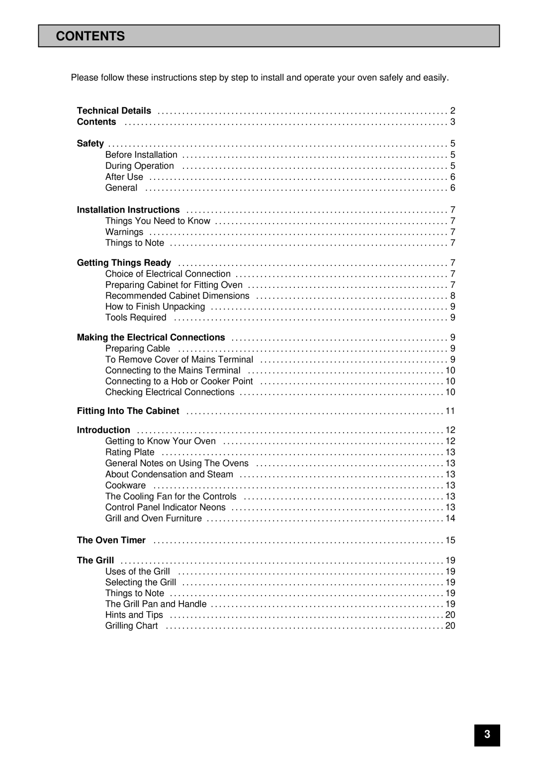 Zanussi ZDF867X manual Contents 