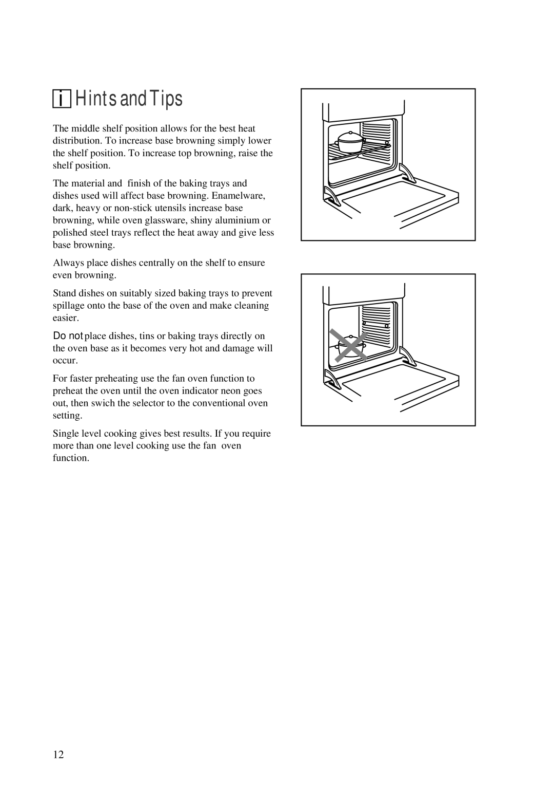 Zanussi ZDM 868 manual Hints andTips 