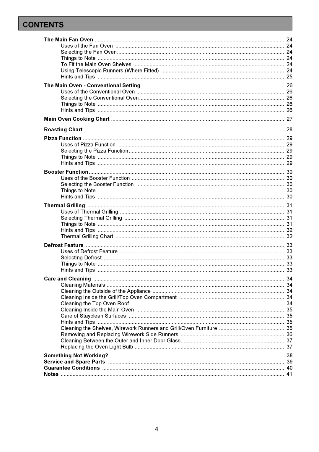 Zanussi ZDQ 695 manual Contents 