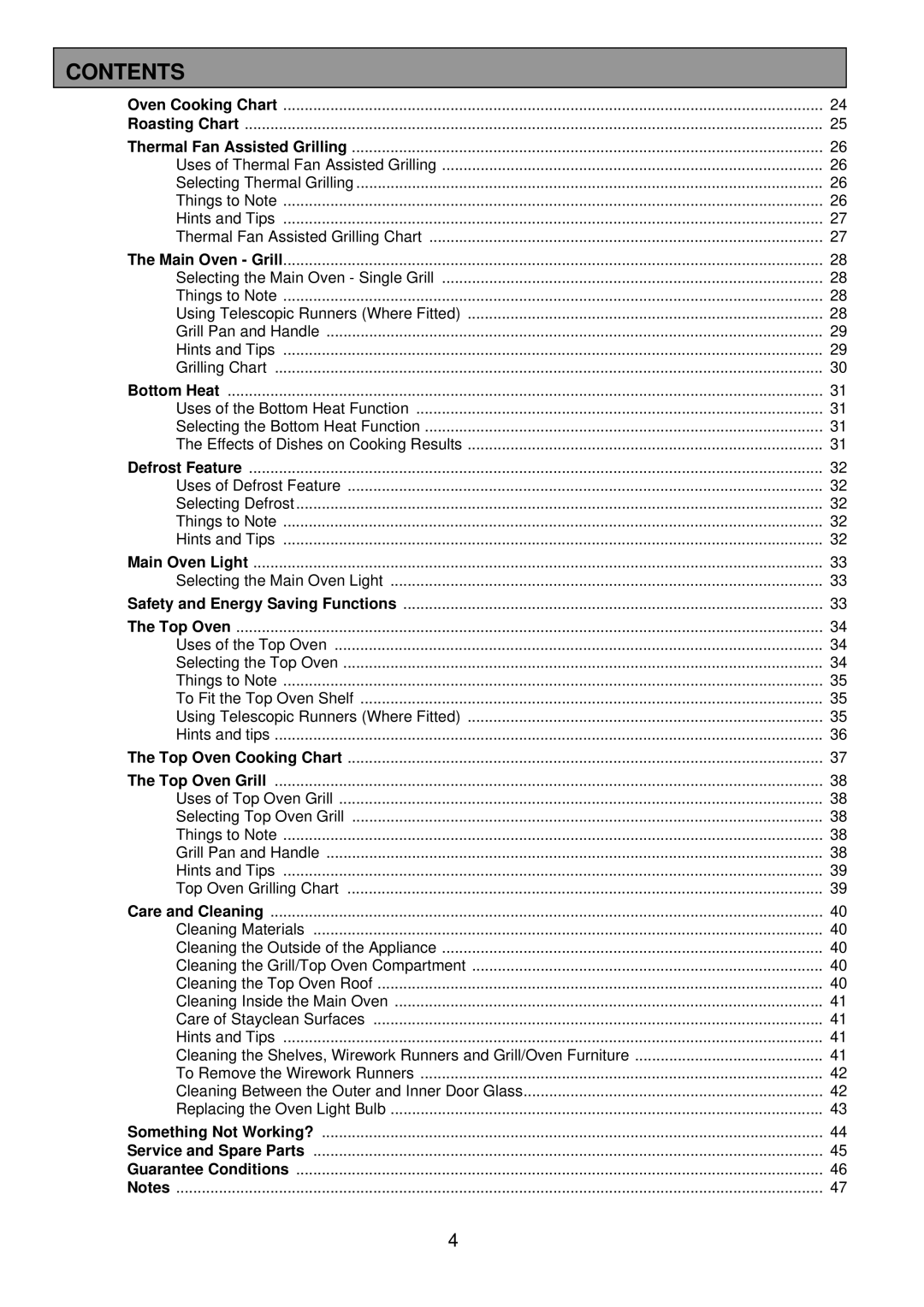 Zanussi ZDQ 895 manual Contents 