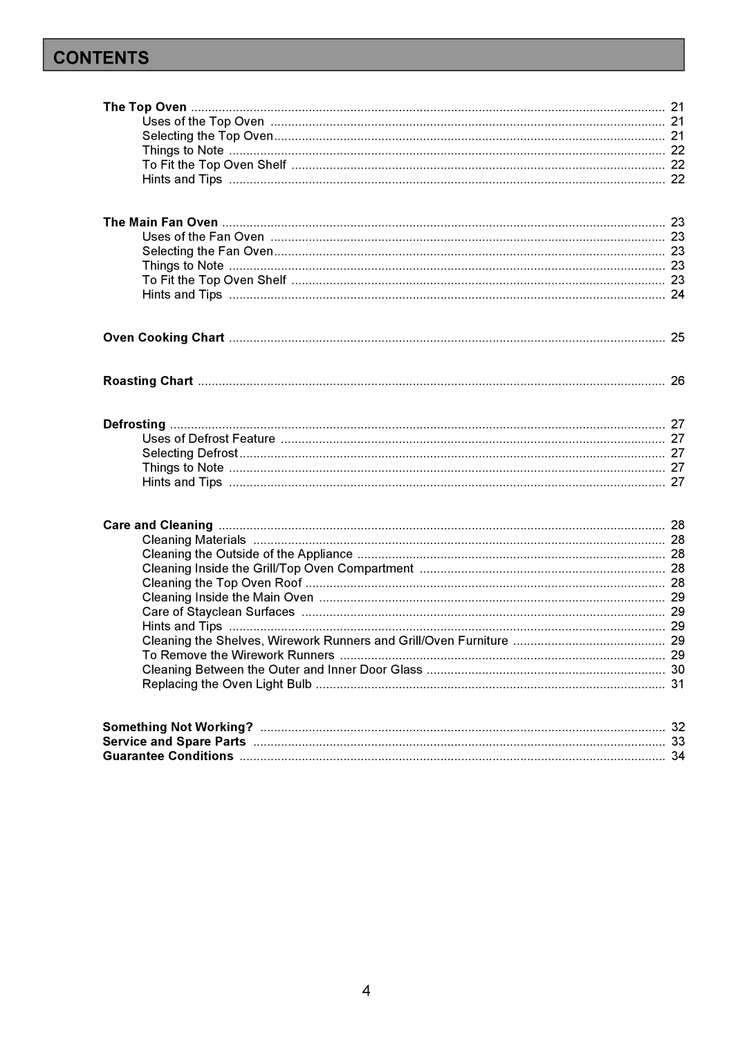 Zanussi ZDQ495 manual Contents 