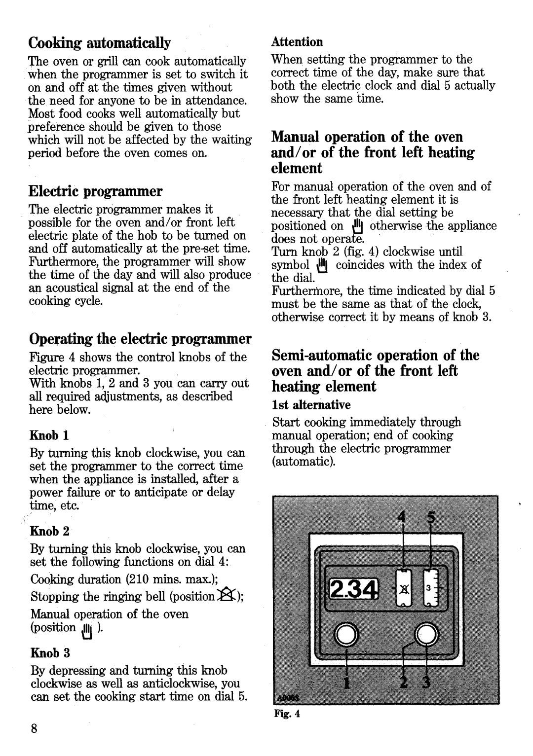 Zanussi ZE 943 B manual 