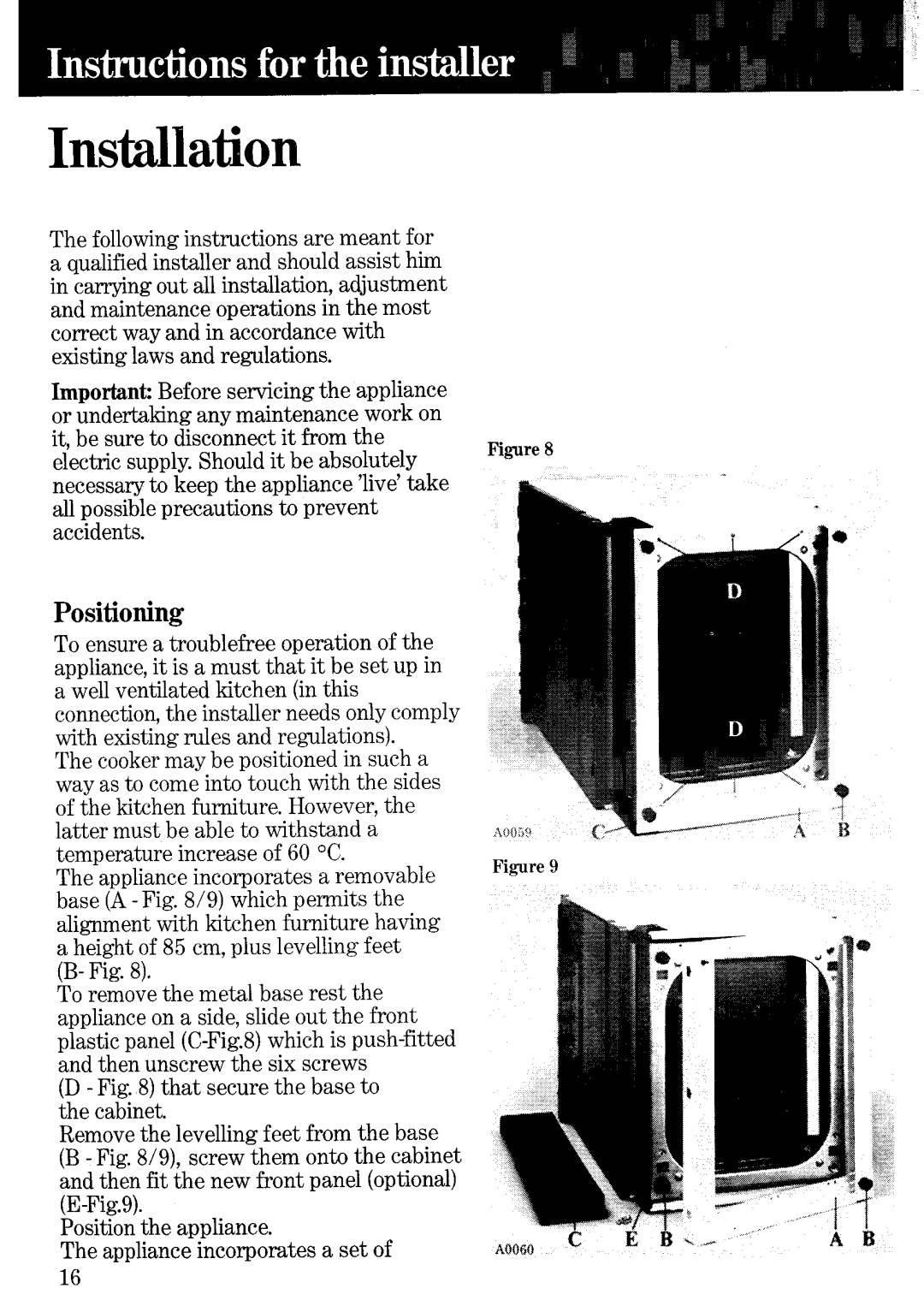 Zanussi ZE942 manual 