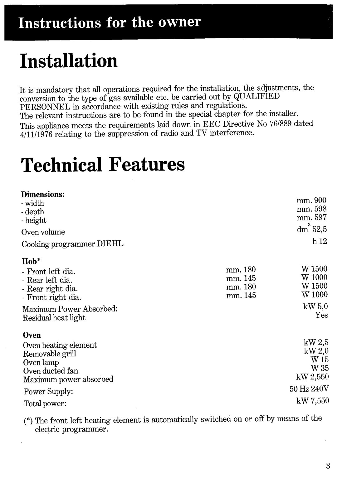 Zanussi ZE942R manual 