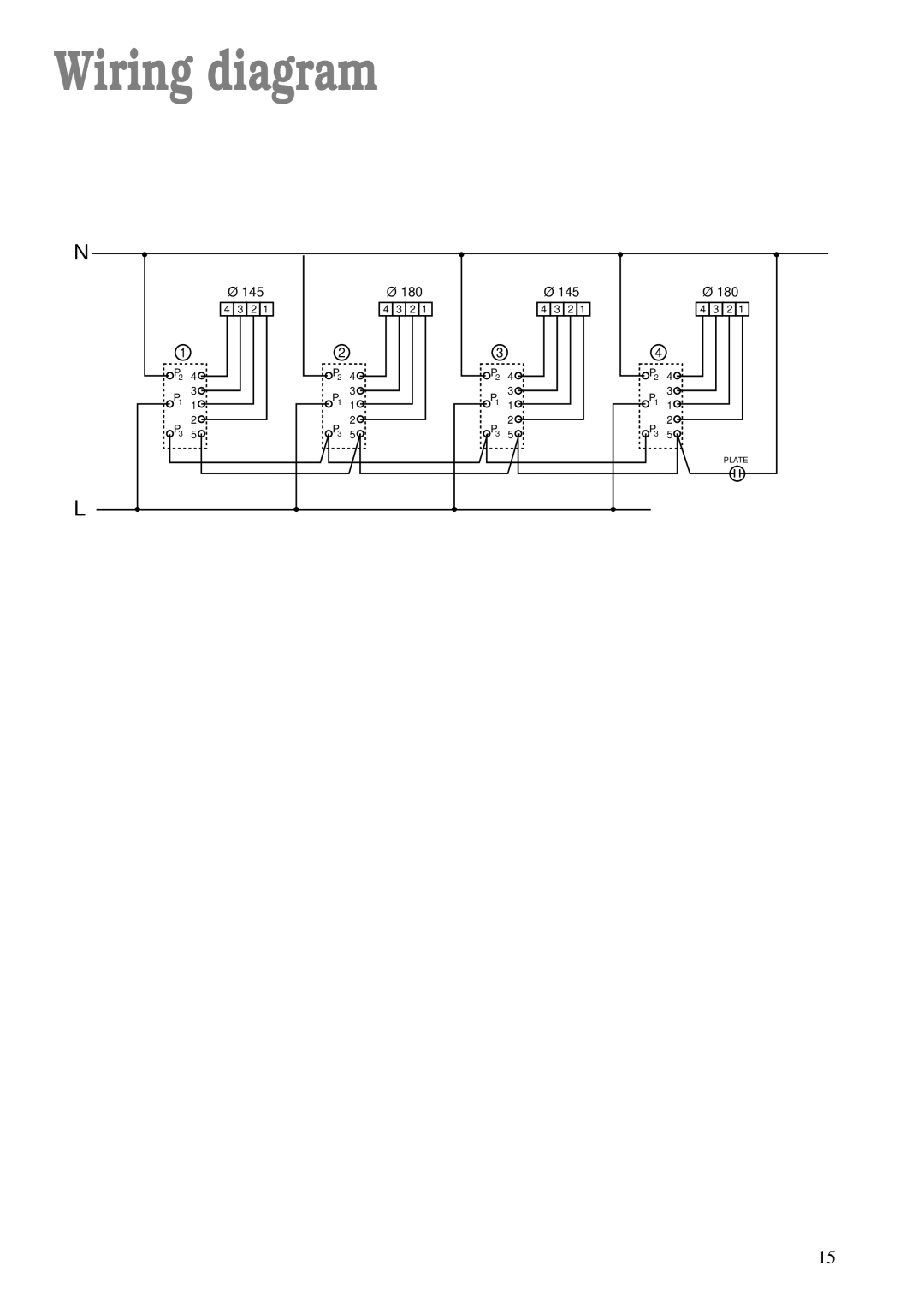 Zanussi ZEA 85 manual Wiring diagram 