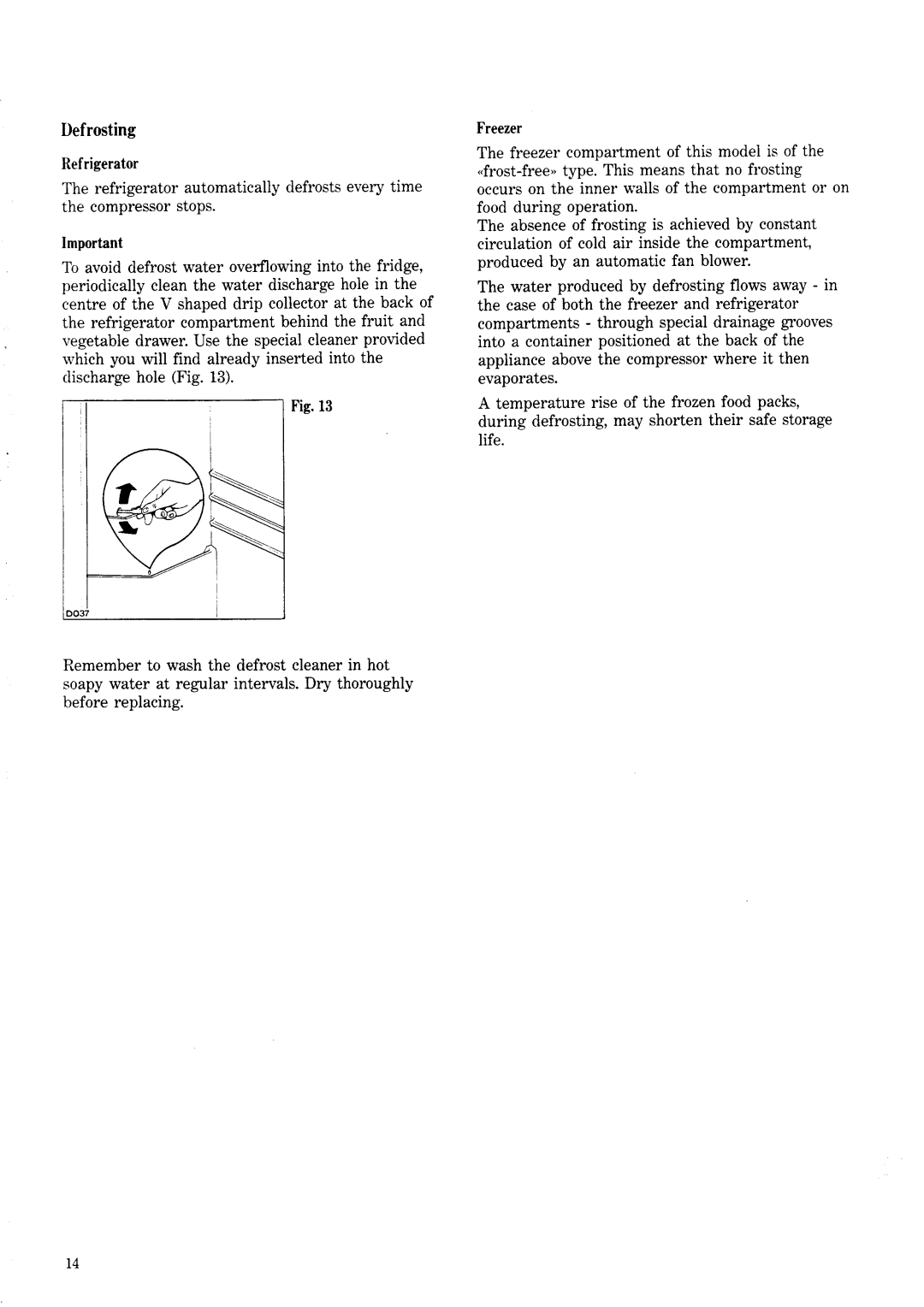 Zanussi ZF 80/30 FF manual 