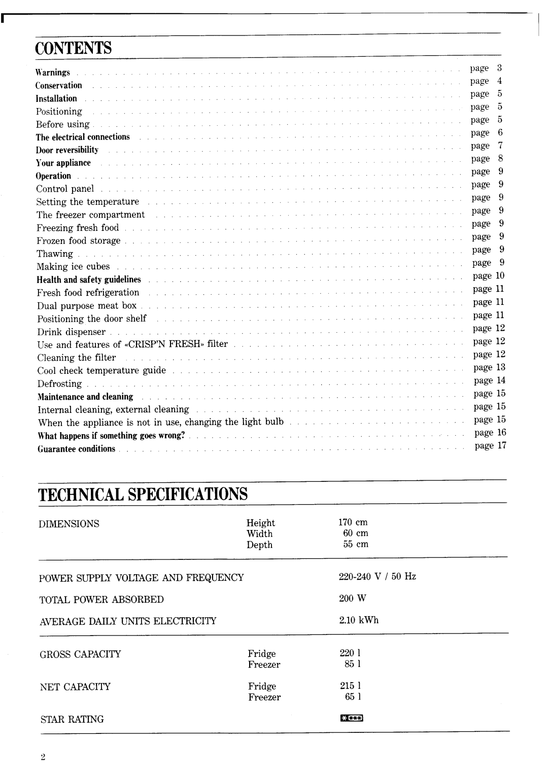 Zanussi ZF 80/30 FF manual 