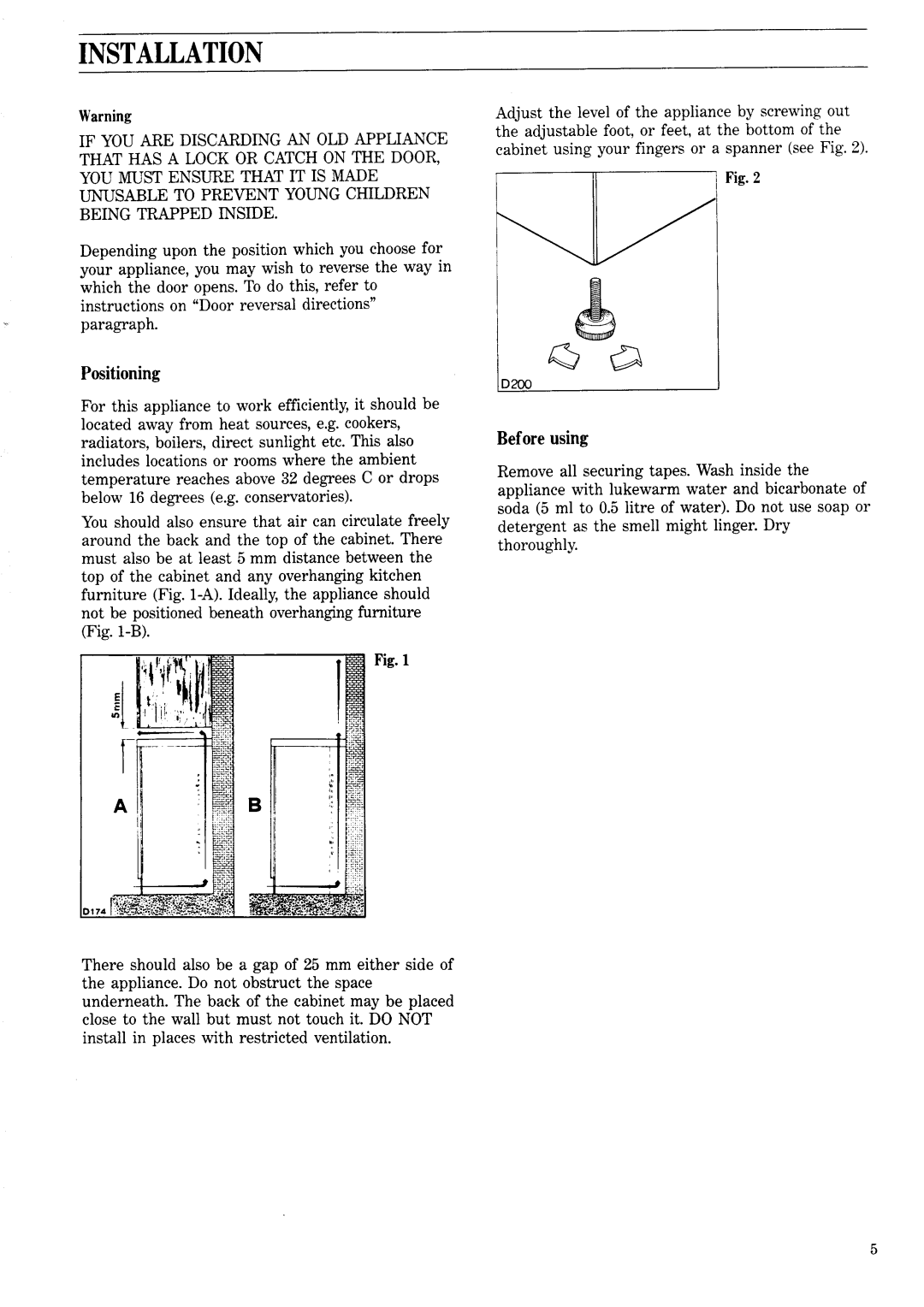 Zanussi ZF 80/30 FF manual 