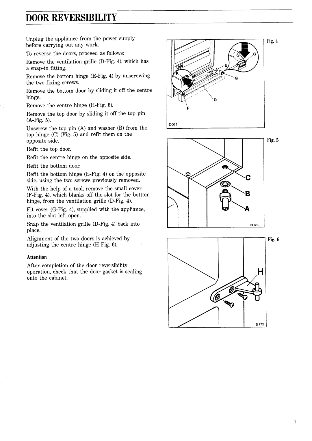 Zanussi ZF 80/30 FF manual 