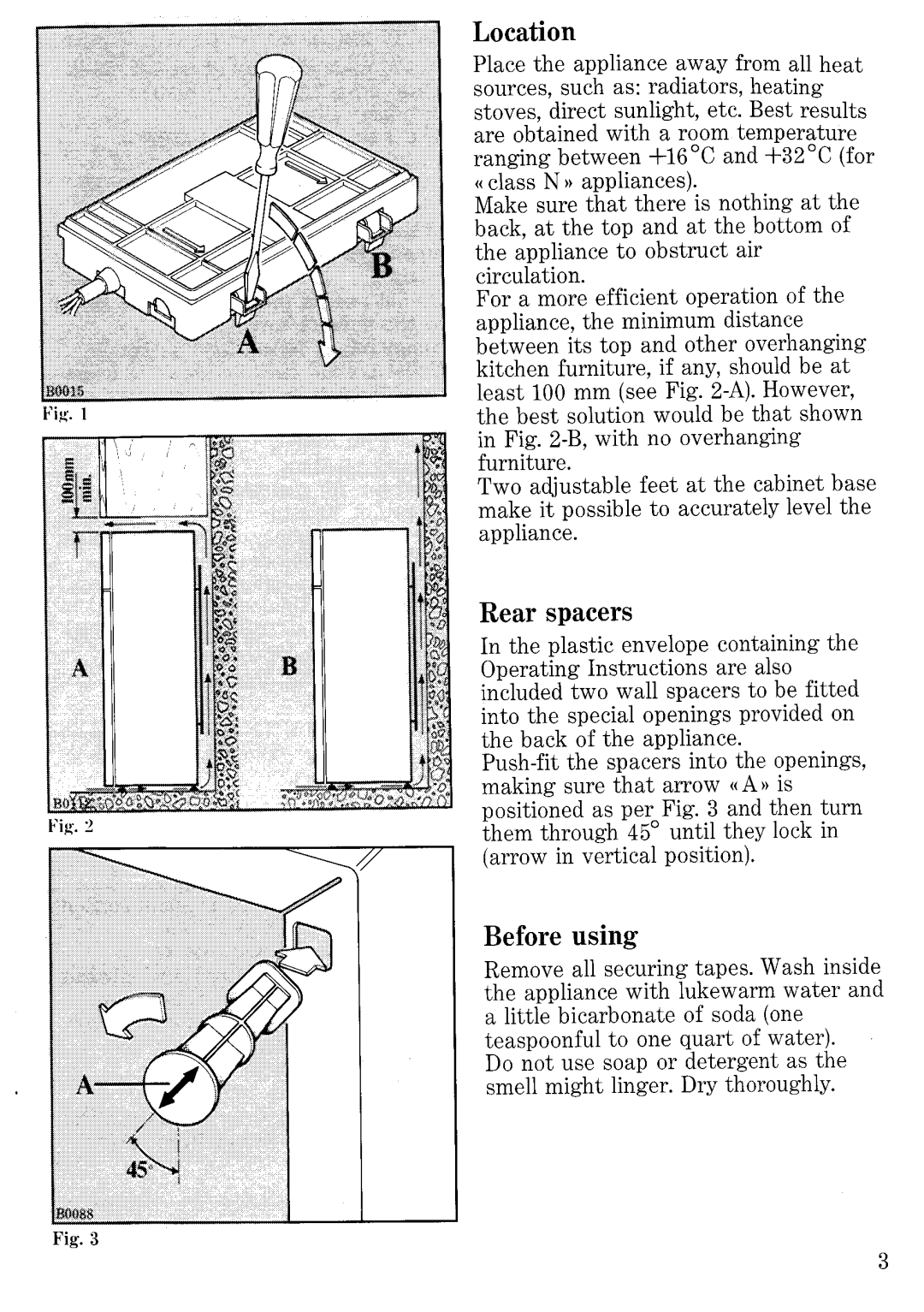 Zanussi ZF 90/23 manual 