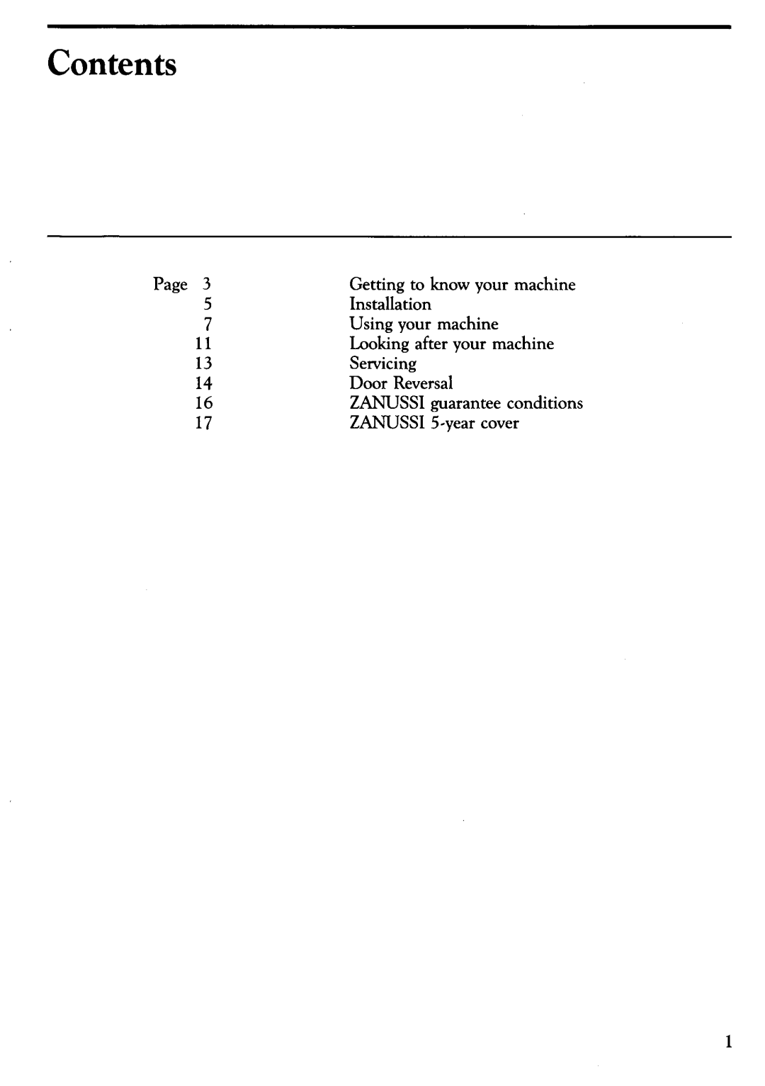 Zanussi ZF36/45 manual 