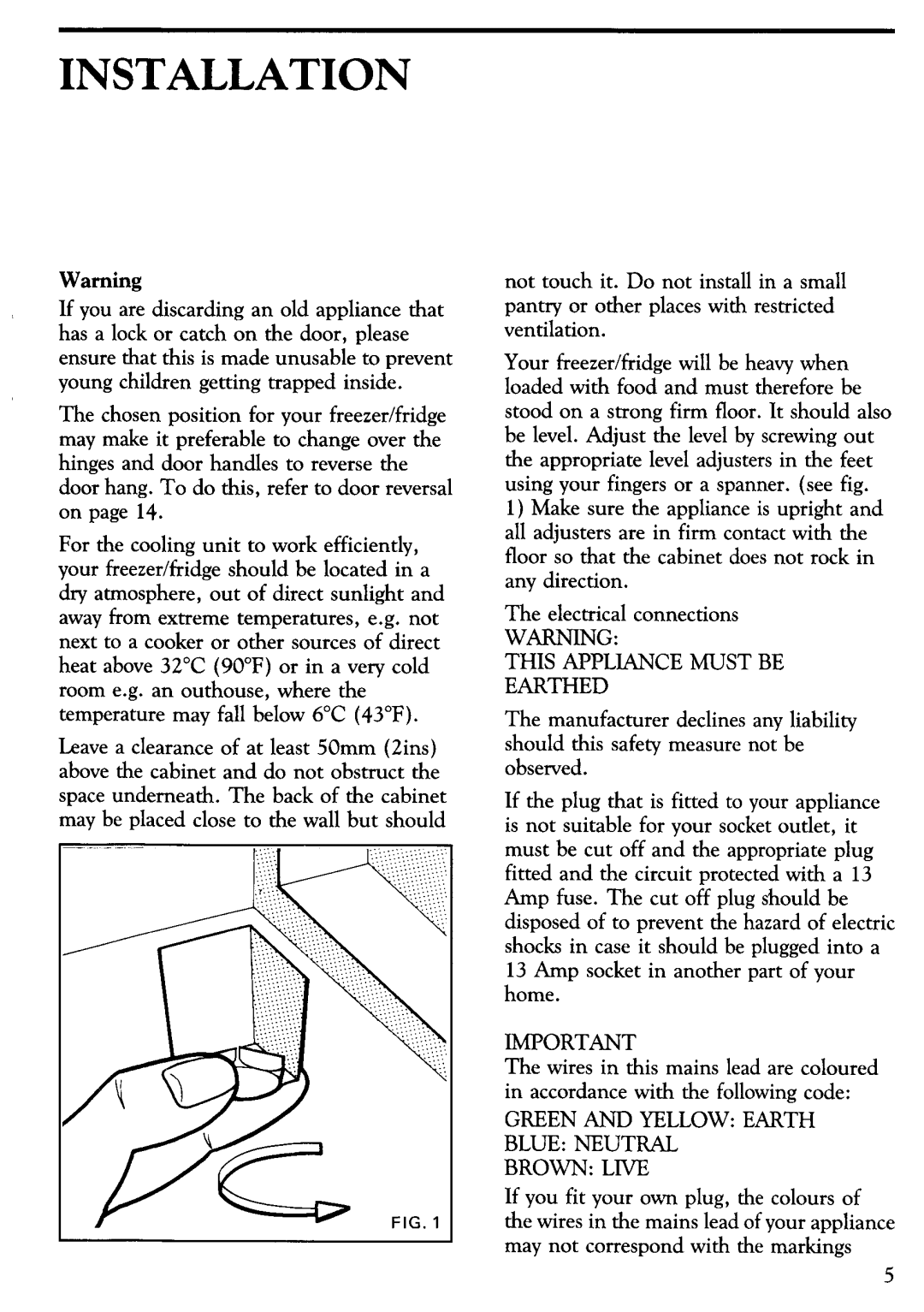 Zanussi ZF36/45 manual 