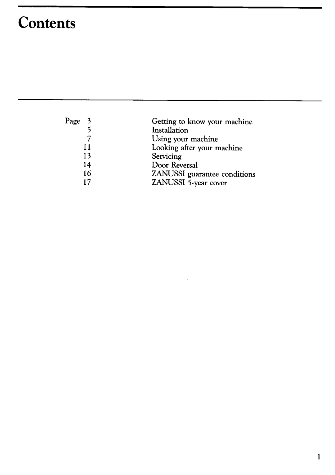 Zanussi ZF47/55 manual 