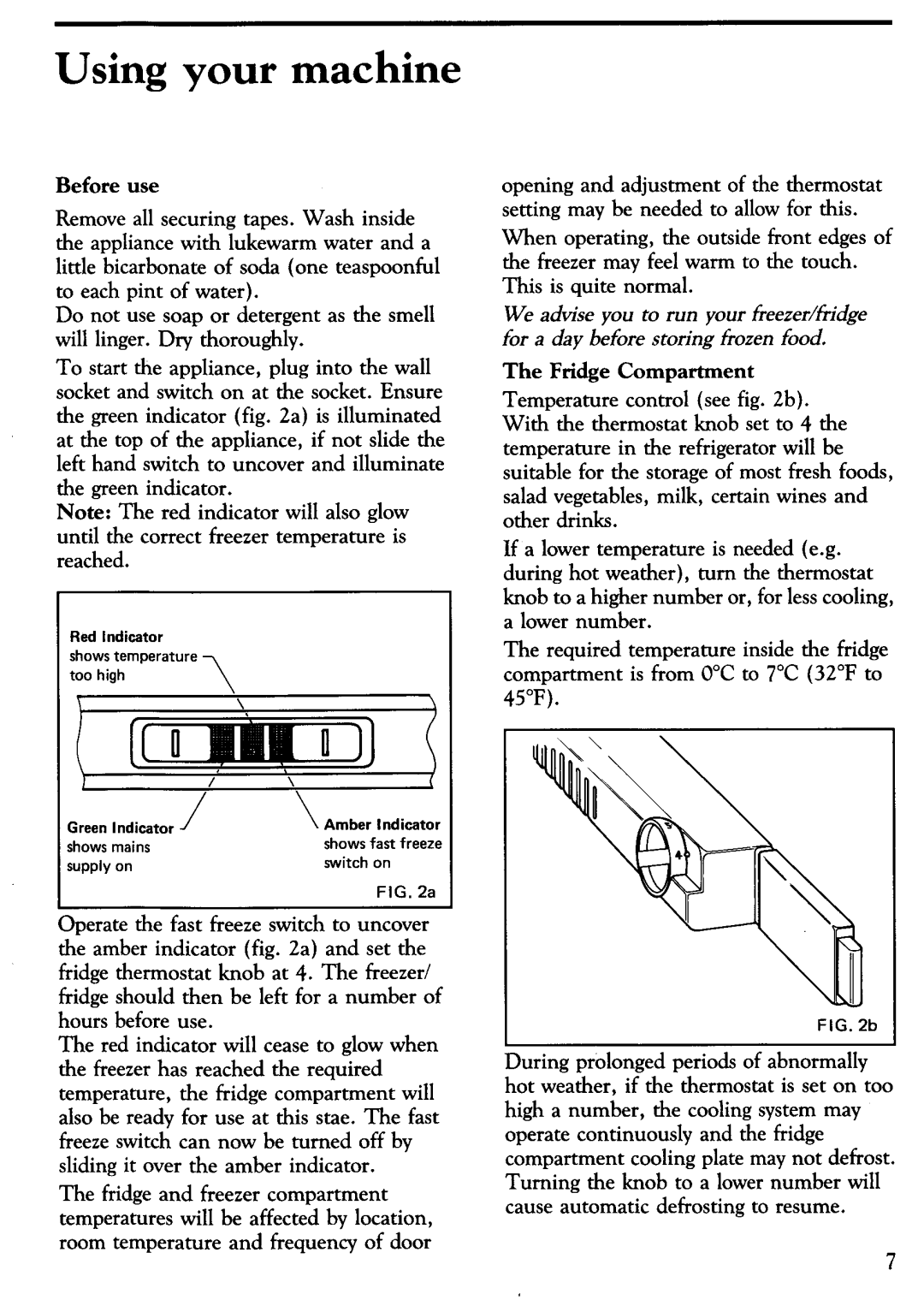 Zanussi ZF47/55 manual 