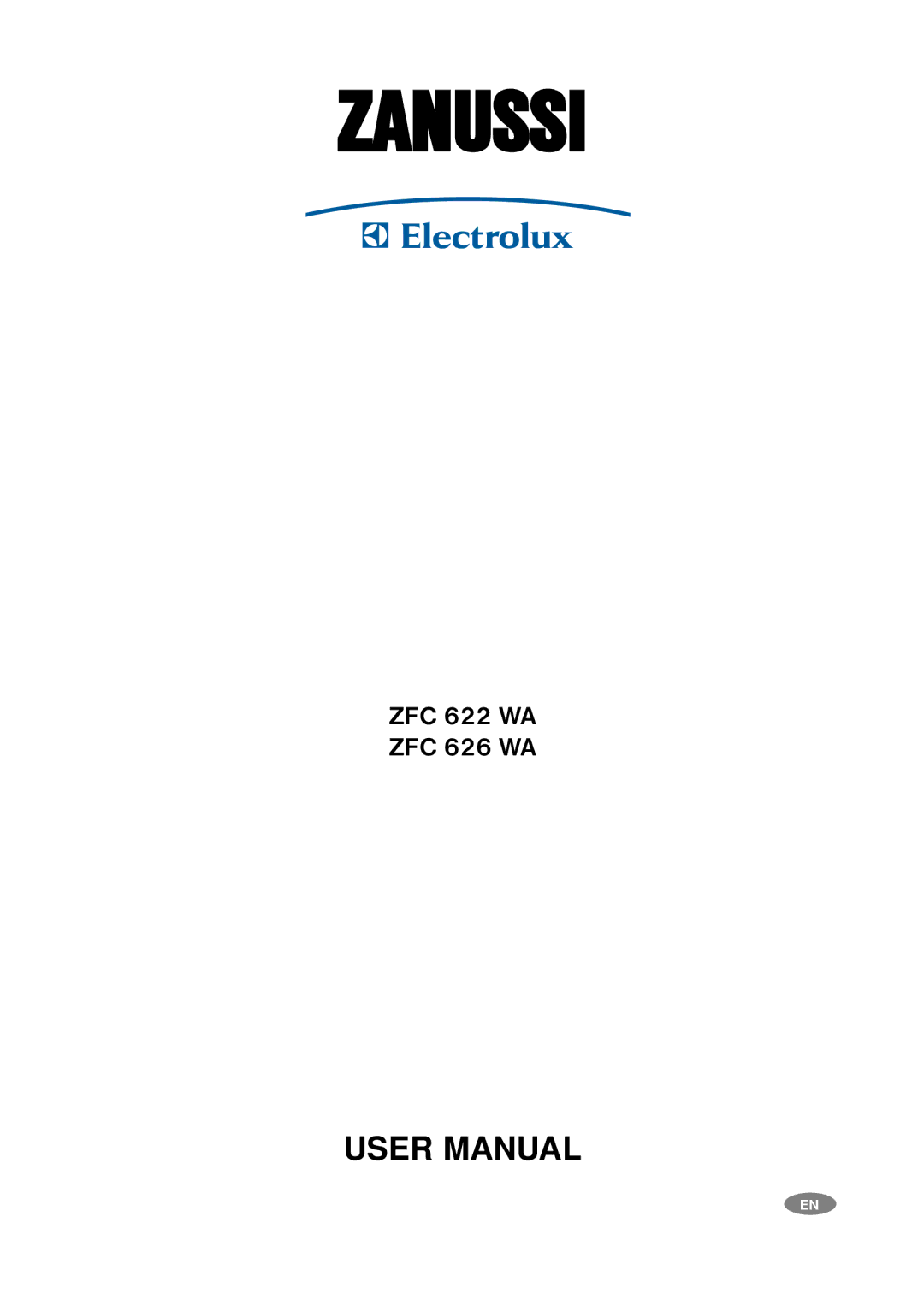 Zanussi ZFC 626 WA, ZFC 622 WA user manual Zanussi 