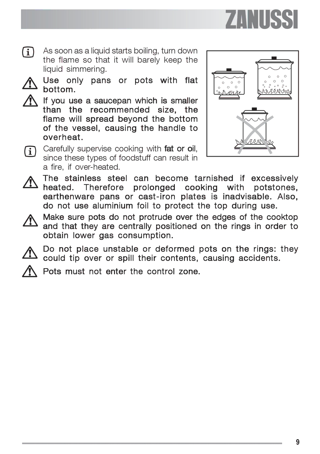 Zanussi ZGF 692 CT manual 