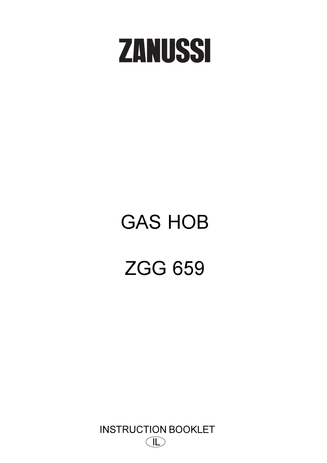 Zanussi ZGG 659 manual Gas Hob 