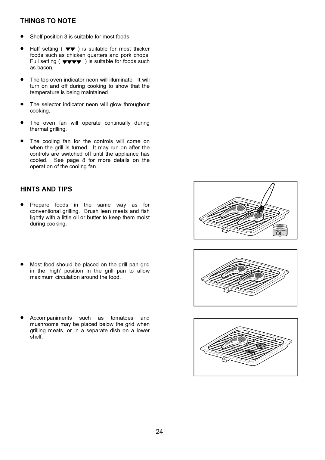 Zanussi ZHQ 575 manual Things to Note, Hints and Tips 